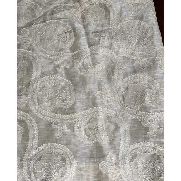 Talbots Linen Cotton Silk Wrap Skirt Size 12 Floral Party Wedding Career Travel - Picture 8 of 8